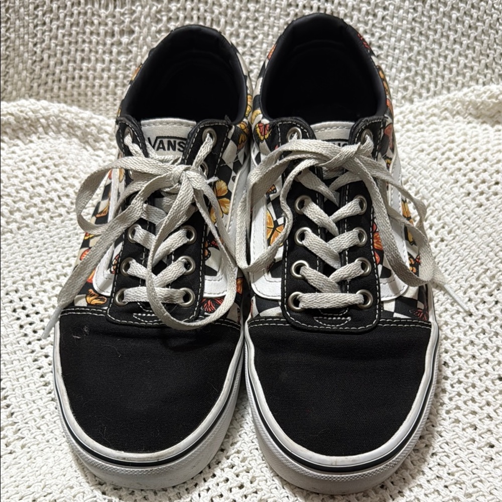 Vans Black and White Sneakers